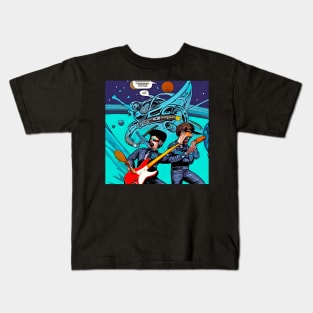 Tachyon Duo Band- AI Art Kids T-Shirt